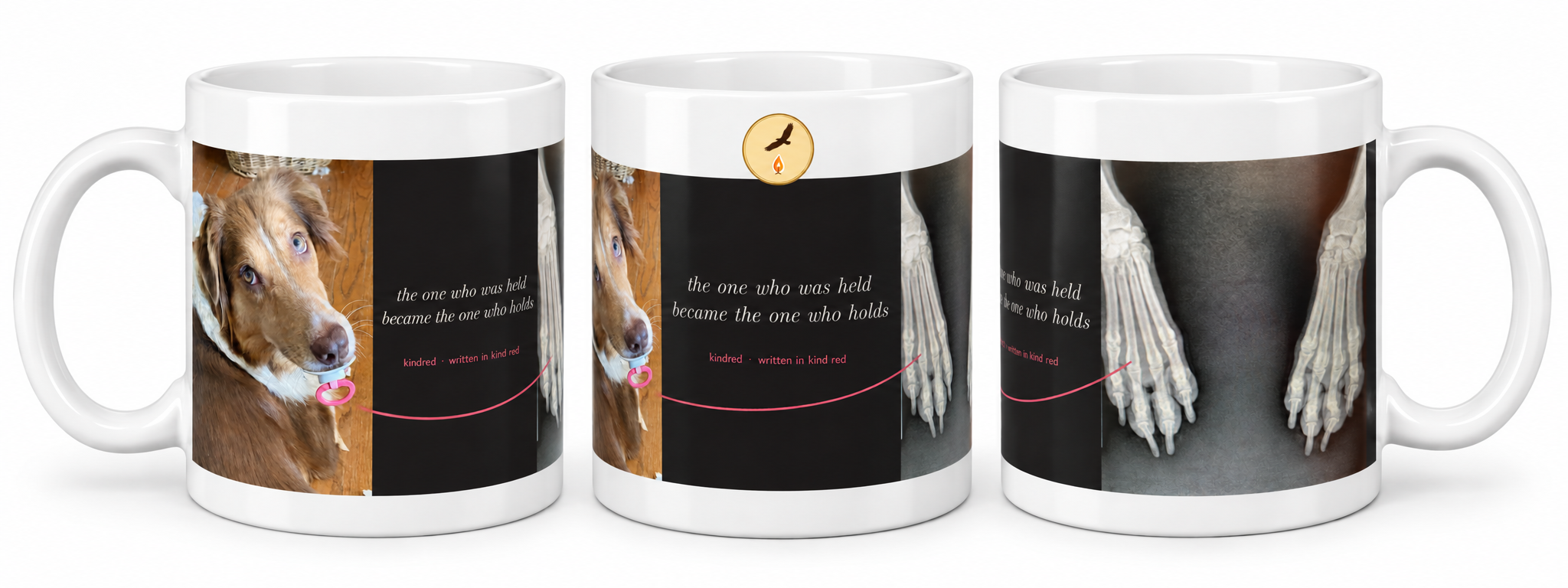 For My CeCe and Yours shown across three mug views
